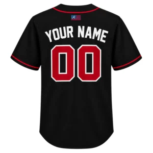 Atlanta Braves Black Jersey Dynamic Fan Style