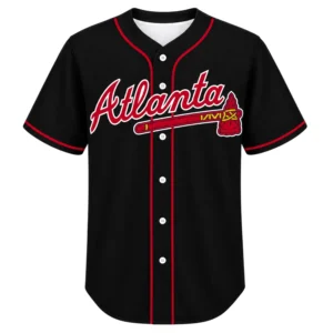 Atlanta Braves Black Jersey Dynamic Fan Style