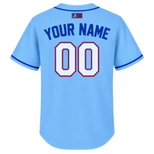 Atlanta Braves Blue Jersey – Vibrant Baseball Style