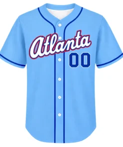 Atlanta Braves Blue Jersey – Vibrant Baseball Style