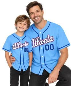 Atlanta Braves Blue Jersey – Vibrant Baseball Style