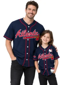 Atlanta Braves Navy Jersey Custom Elite Fan Look
