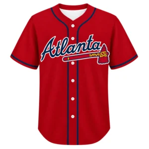 Atlanta Red Jersey Custom Memorable Fan Apparel