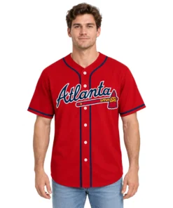Atlanta Red Jersey Custom Memorable Fan Apparel