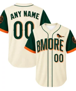 Baltimore Orioles Jersey City Connect Custom Dazzling Fan Apparel