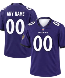 Baltimore Ravens Limited Home Jersey Custom Bold Fan Gear