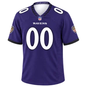 Baltimore Ravens Limited Home Jersey Custom Bold Fan Gear