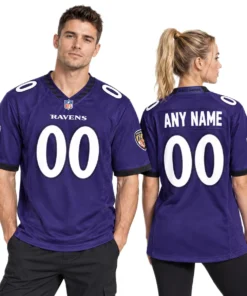 Baltimore Ravens Limited Home Jersey Custom Bold Fan Gear