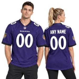 Baltimore Ravens Limited Home Jersey Custom Bold Fan Gear