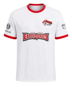 Beau Leroux SJ Earthquakes Home White Jersey – Pride Edition