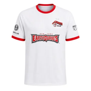 Beau Leroux SJ Earthquakes Home White Jersey – Pride Edition