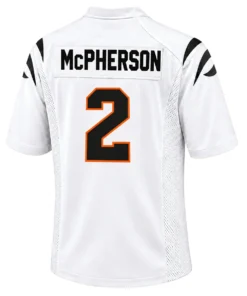 Bengals Evan McPherson Jersey Black Fan Gift Elegant