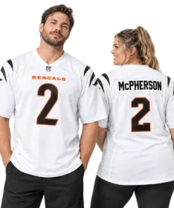 Bengals Evan McPherson Jersey Black Fan Gift Elegant