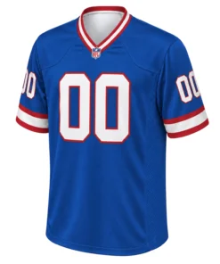 Bills Blue Football Jersey Custom Elite Throwback Style