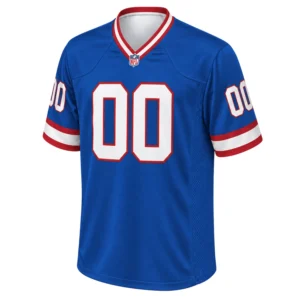 Bills Blue Football Jersey Custom Elite Throwback Style