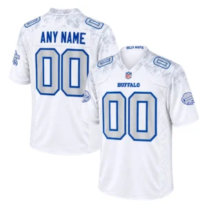Bills Football Jersey Custom Stunning White Rivalries Game