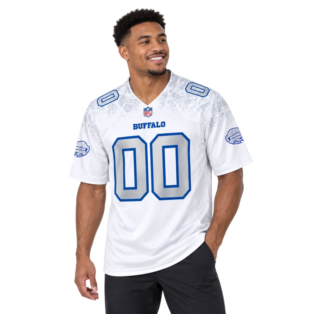 Bills Football Jersey Custom Stunning White Rivalries Game