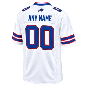 Bills White Game Jersey Custom Remarkable Big Size Style