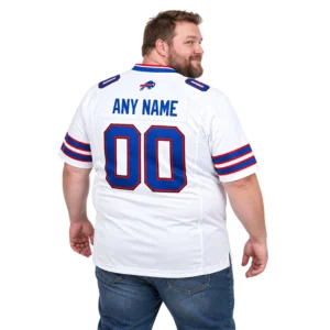 Bills White Game Jersey Custom Remarkable Big Size Style