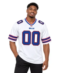 Bills White Game Jersey Custom Remarkable Big Size Style
