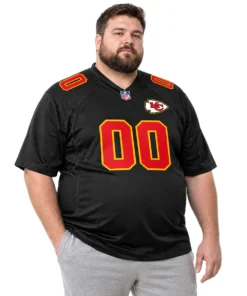 Black KC Chiefs Custom Jersey for Fan Gift Professional