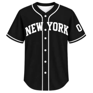 Black New York Yankees Jersey Custom Player Memorable MLB Apparel