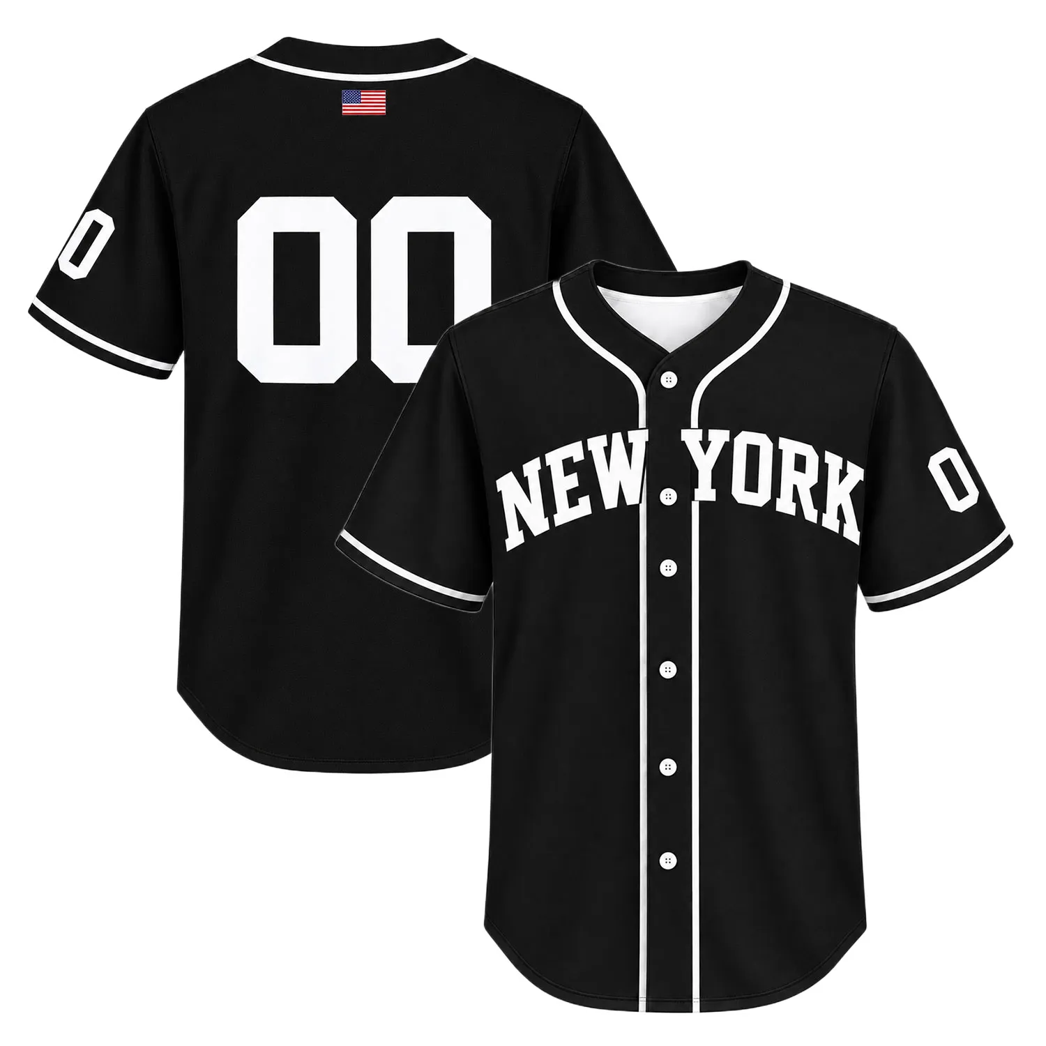 Black New York Yankees Jersey Custom Player Memorable MLB Apparel