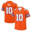 Bo Nix Broncos Home Jersey Orange– Captivating Fan Style