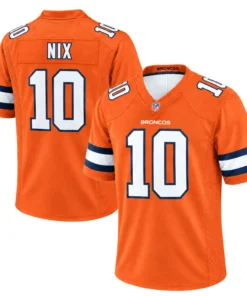 Bo Nix Broncos NFL Jersey Orange – Essential Fan Gear