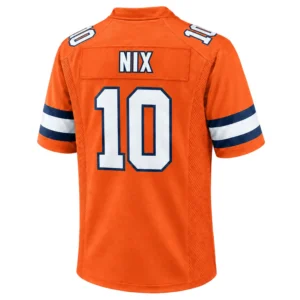 Bo Nix Broncos NFL Jersey Orange – Essential Fan Gear