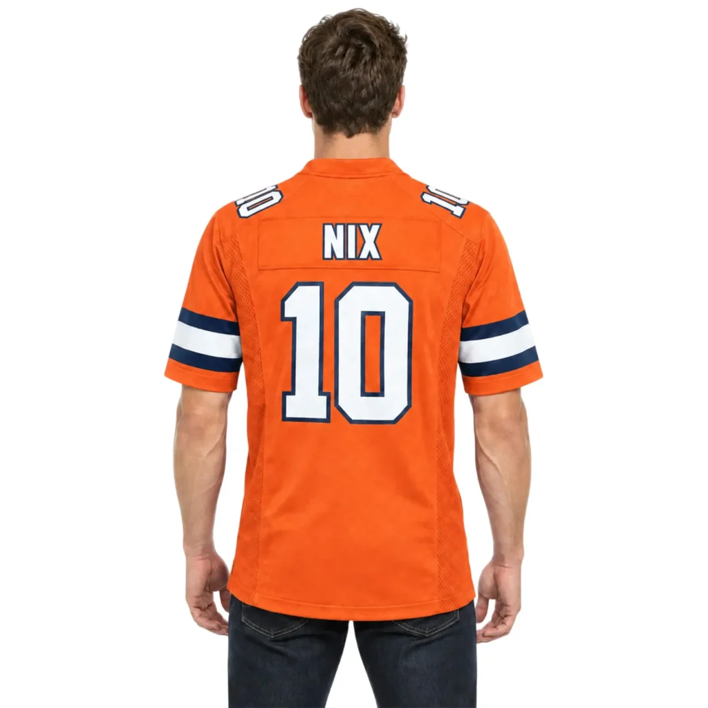 Bo Nix Broncos NFL Jersey Orange  – Essential Fan Gear