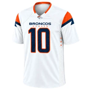 Bo Nix NFL Jersey White 2026– Charming Broncos Fan Gear