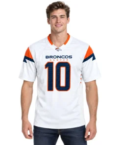 Bo Nix NFL Jersey White 2026– Charming Broncos Fan Gear