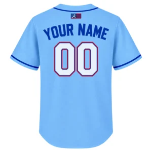 Braves Blue Jersey – Vibrant Atlanta Custom Style