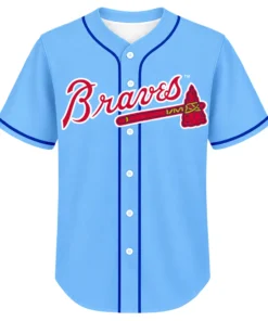 Braves Blue Jersey – Vibrant Atlanta Custom Style