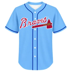 Braves Blue Jersey – Vibrant Atlanta Custom Style