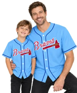 Braves Blue Jersey – Vibrant Atlanta Custom Style