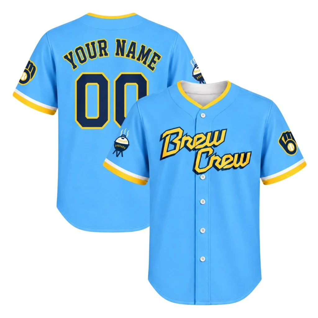 Brewers Brew Crew Custom Jersey Dynamic City Connect