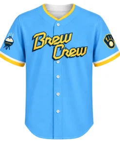 Brewers Brew Crew Custom Jersey Dynamic City Connect