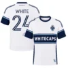 Brian White Vancouver Whitecaps Jersey – White 24 Tribute Edition