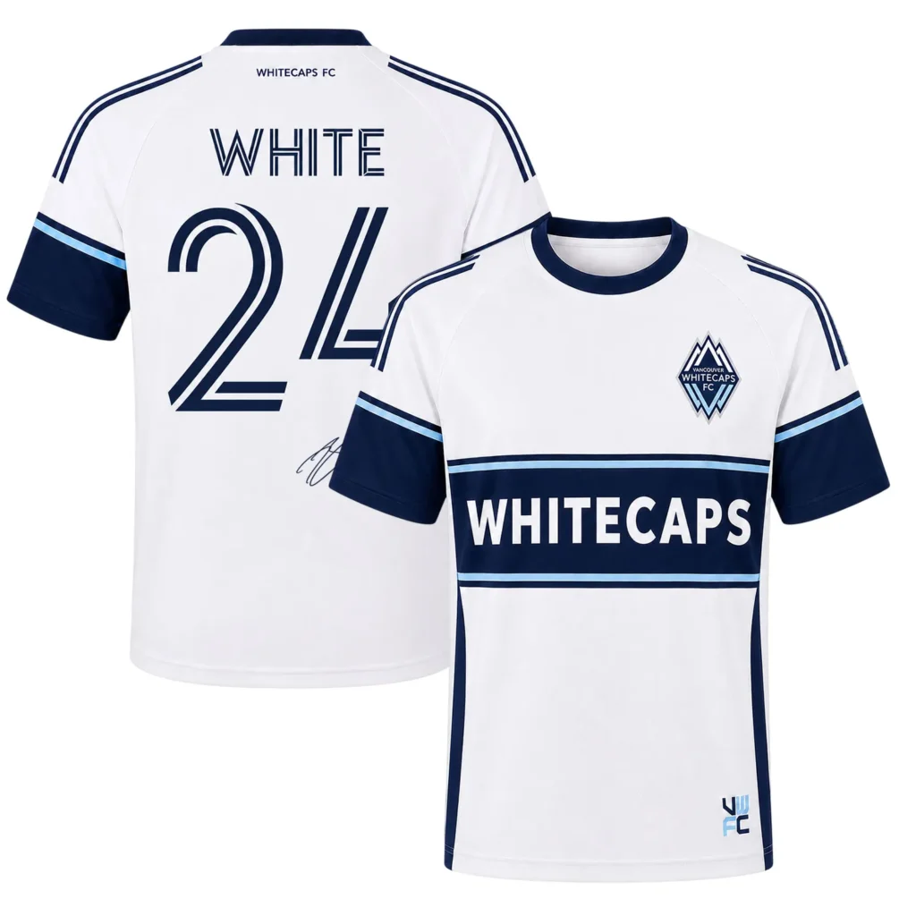 Brian White Vancouver Whitecaps Jersey Bold Fan Gear