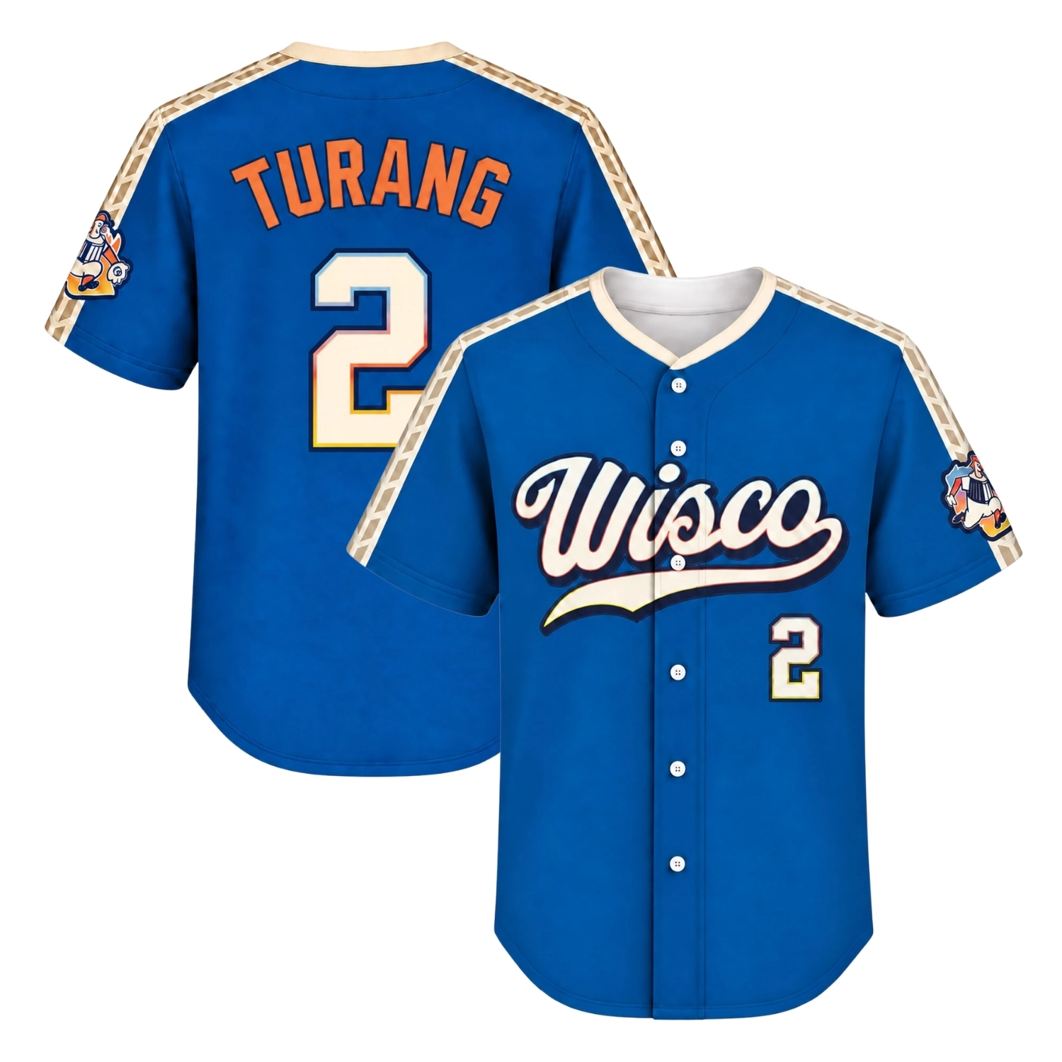 Brice Turang Brewers Jersey Dynamic Wisco 2026