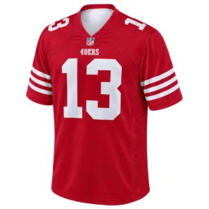 Brock Purdy 49ers Jersey Bold Red Home Style