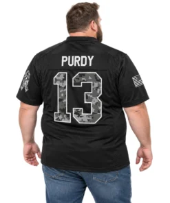 Brock Purdy Jersey Black Dynamic 2026 Salute Style