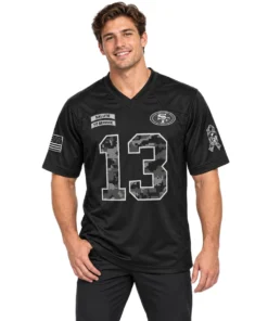 Brock Purdy Jersey Black Dynamic 2026 Salute Style
