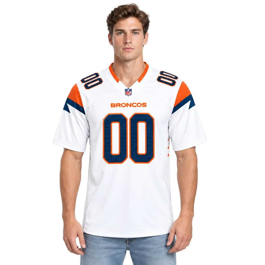 Broncos Football Jersey Custom Name Number Bold Fan Gear