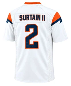 Broncos White Jersey Patrick Surtain II Dazzling Wear
