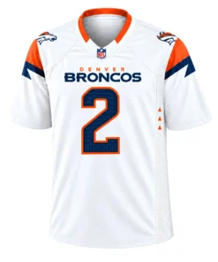 Broncos White Jersey Patrick Surtain II Dazzling Wear