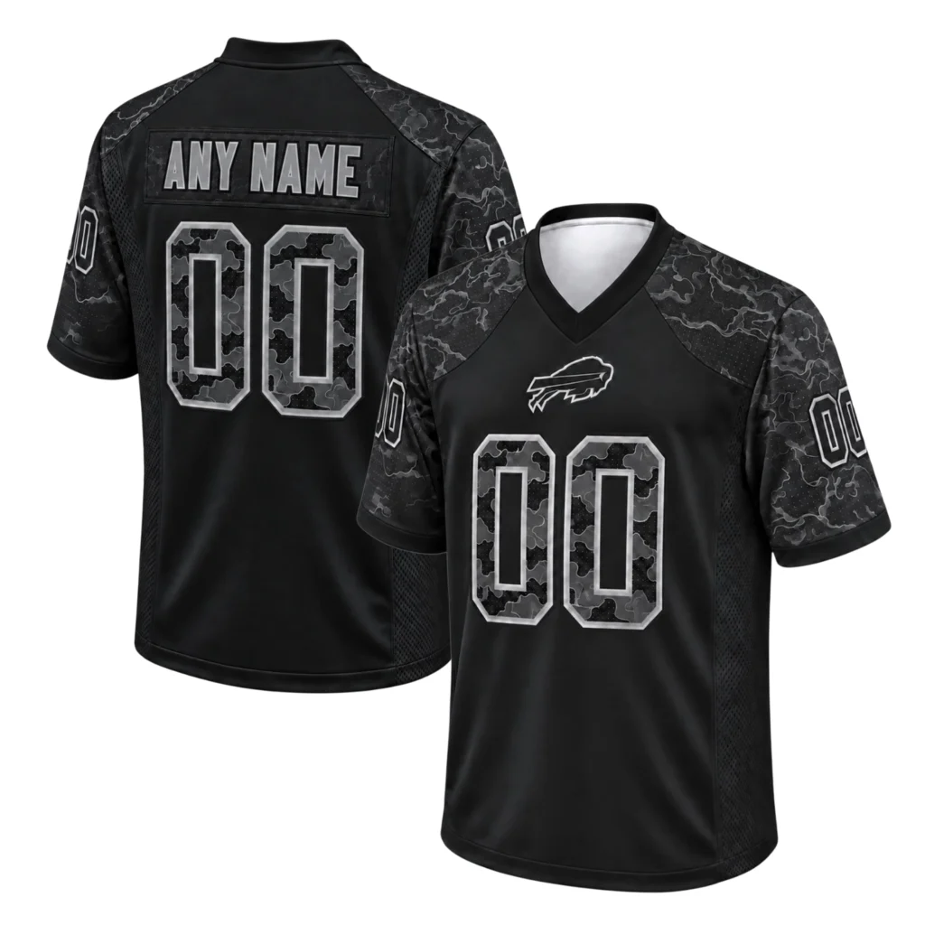 Buffalo Bills Black Camo Jersey Remarkable Custom Style