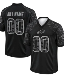 Buffalo Bills Black Camo Jersey Remarkable Custom Style